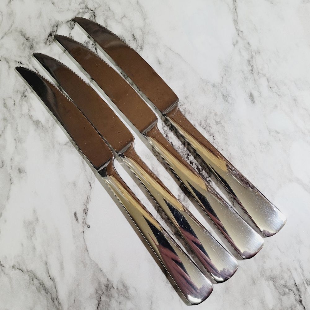 *M5 Onieda  Cambridge style Stainless Steel butter knives set 4 Flatwear…